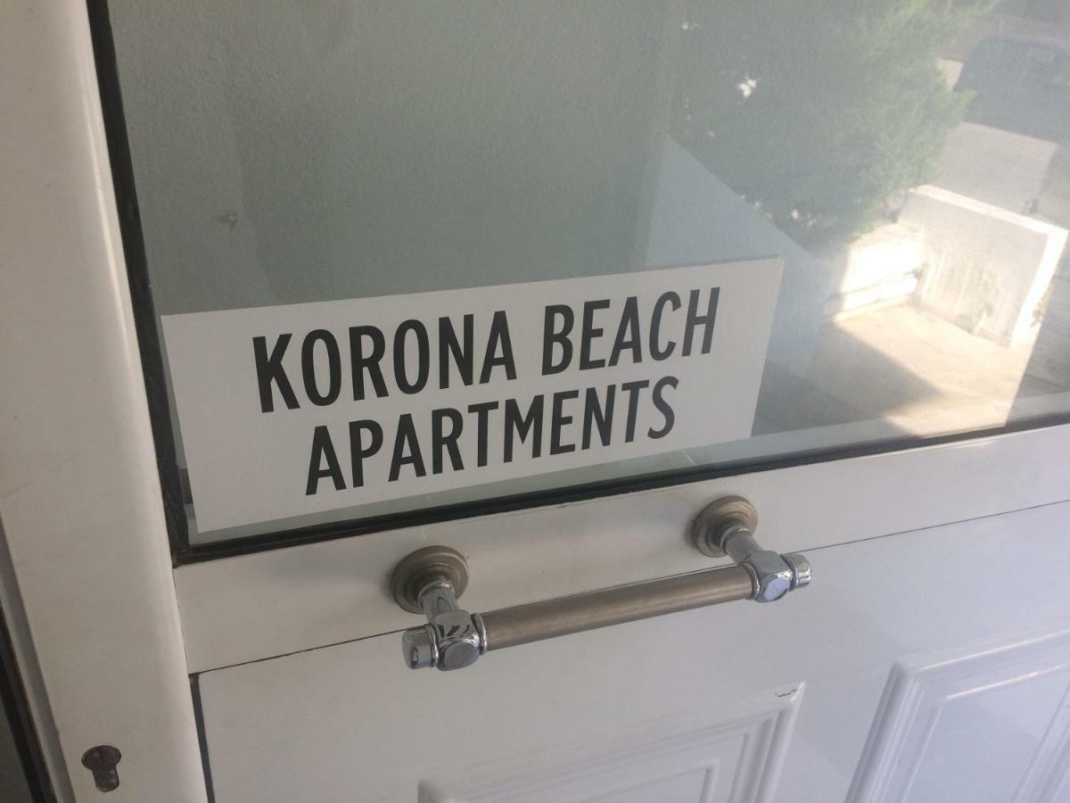 Korona Beach Apartments I Rethymno  ภายนอก รูปภาพ